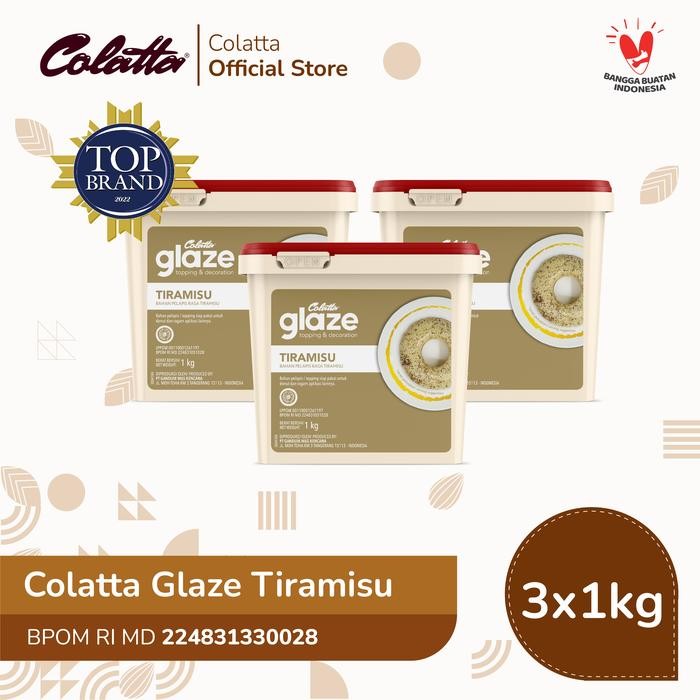 

InstanTanyadulu- Bundling Colatta Glaze Tiramisu 1Kg - Isi 3