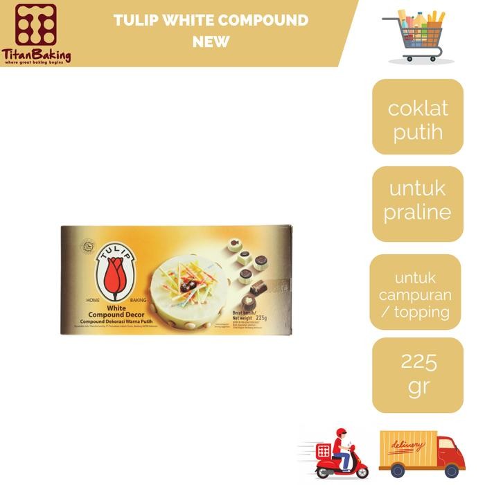 

InstanTanyadulu- Coklat Tulip White Compound 225 Gram Chocolate Putih