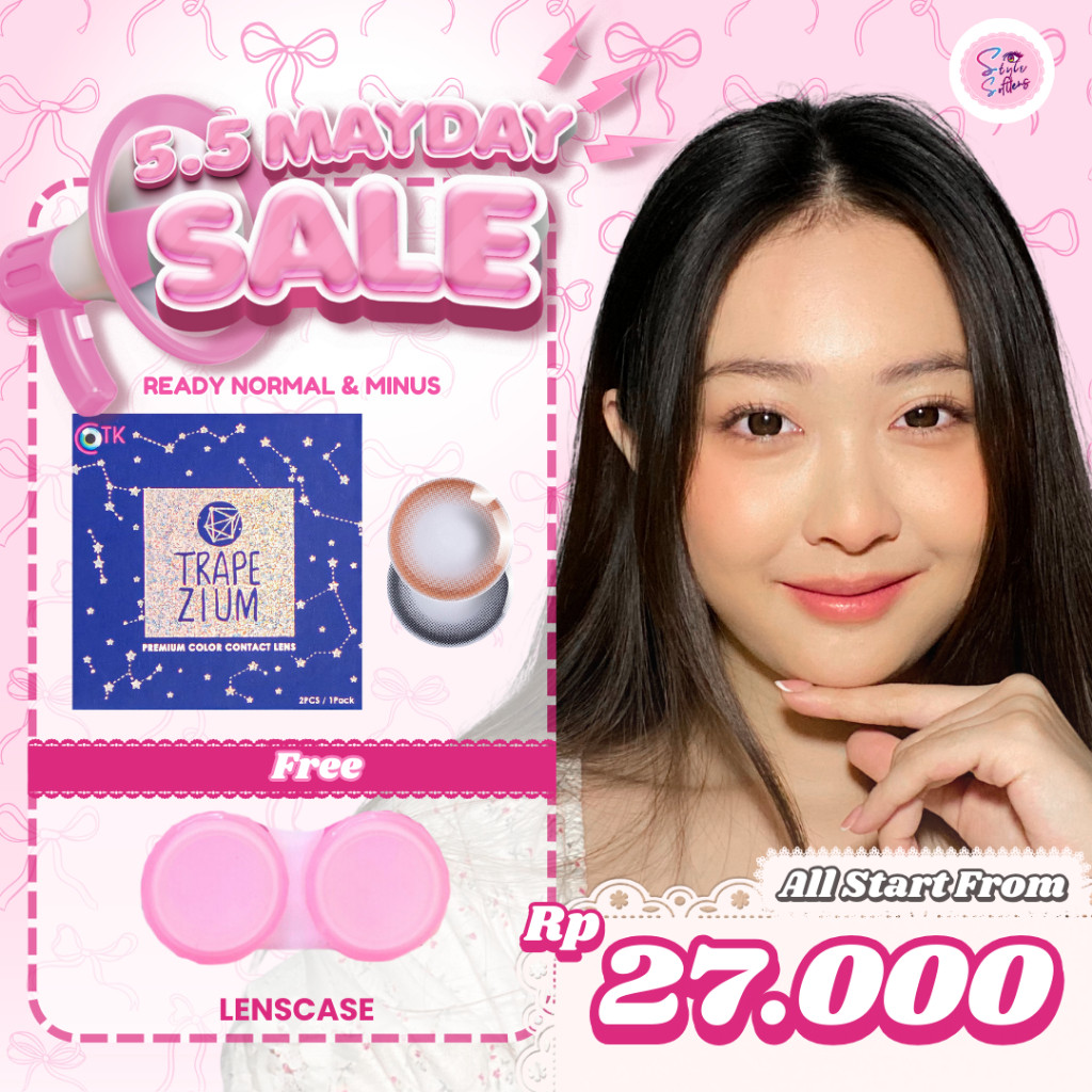 Softlens Trapezium (Normal & Minus) by CTK (BELLA NEUTRAL) softlens minus tinggi