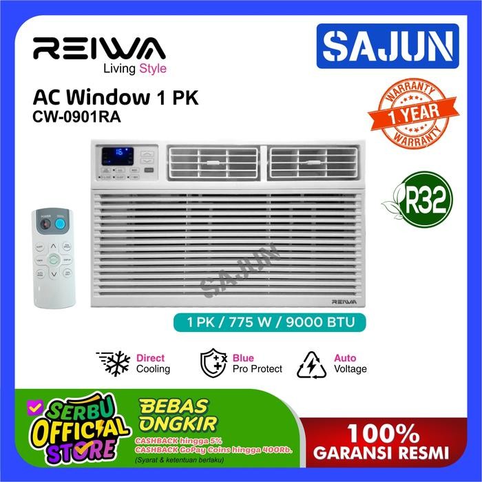 REIWA AC WINDOW 1 PK CW-0901RA AC LOW WATT 1PK
