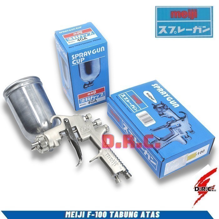 Sped Cet Meiji F100 / Spraygun Meiji F100 Tabung Atas Original