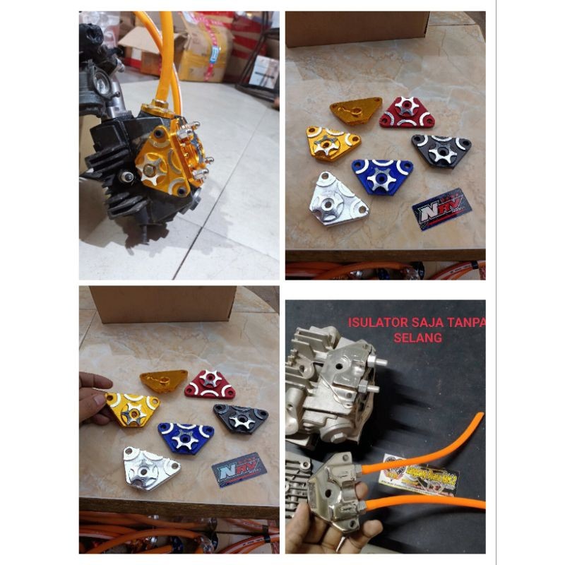 ADAPTOR OIL COOLER /PENDINGIN SILIDER COP PNP GRAND/SUPRA/PNP GRAND SUPRA