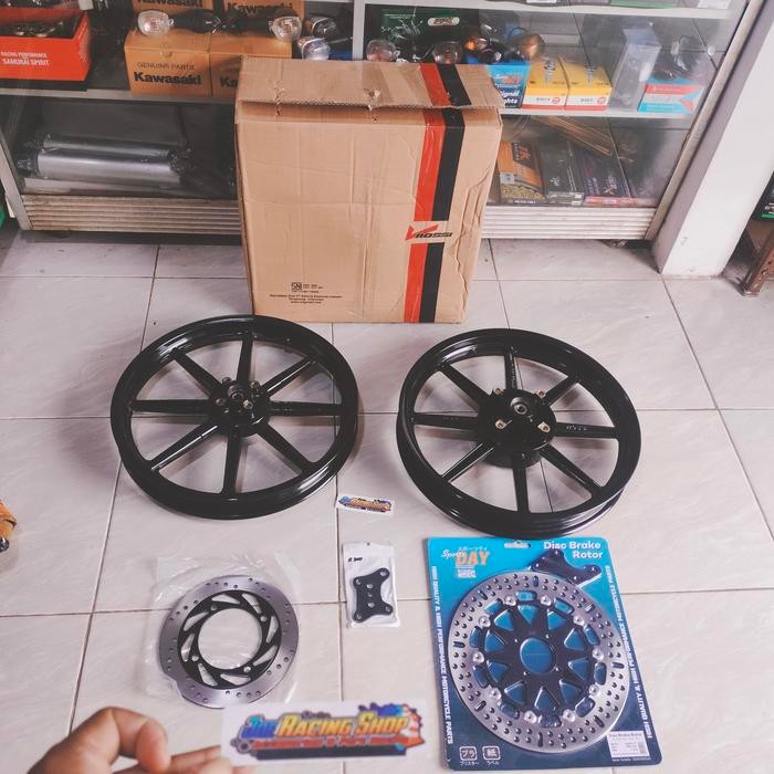 Termurah Velg Racing V Rossi Dragon set Disk PNP Ninja RR/R/SS set Ban Pirelli Diablo Rosso