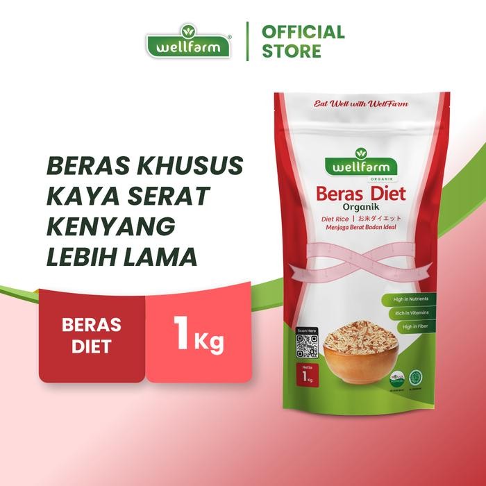

InstanTanyadulu- WellFarm Beras Diet Organik Beras Diet Sehat 1Kg
