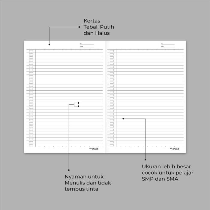 

Ready- Bigboss Campus Buku Tulis 50 Lembar - Bbo Eb 50 Cam
