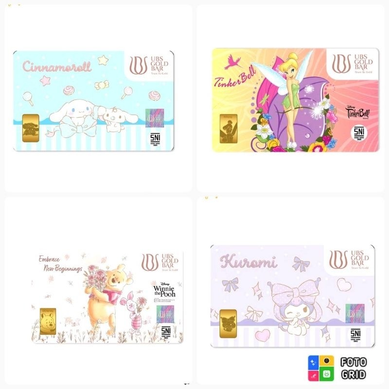 UBS 1g Princess Disney/winnie the POOH