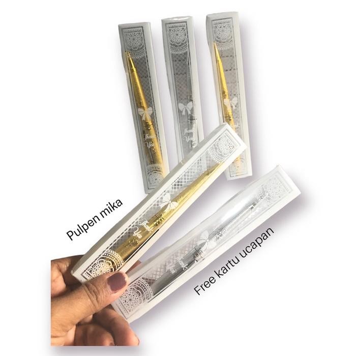 

ID SOUVENIR PERNIKAHAN ISI 100 PCS PULPEN MIKA CANTIK DAN ELEGAN GOLD SILVER STATIONERY