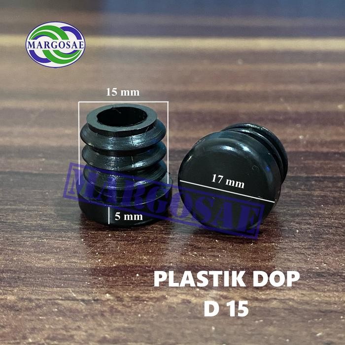 Plastik Tutup Kaki Kursi Pipa Besi Bulat DOP 15 mm *