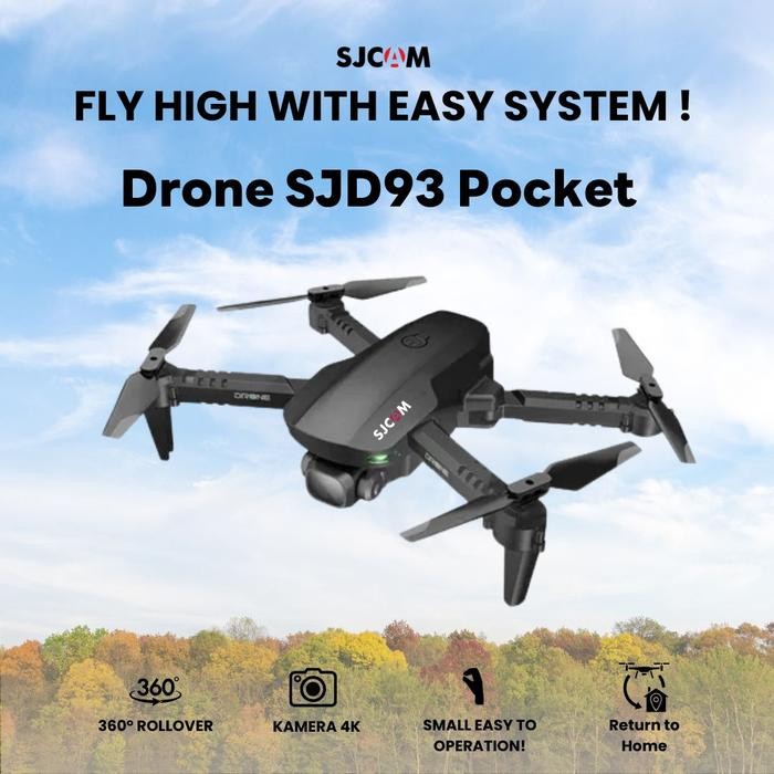 ( FreeOngkir ) SJCAM Drone K3 Single 4K Mini Single Camera WIFI FPV Wide Terlaris Termurah