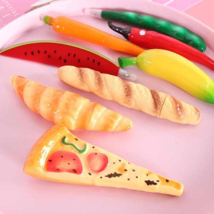 

ID PULPEN GEL MOTIF PIZZA ROTI PENA LUCU PULPEN UNIK