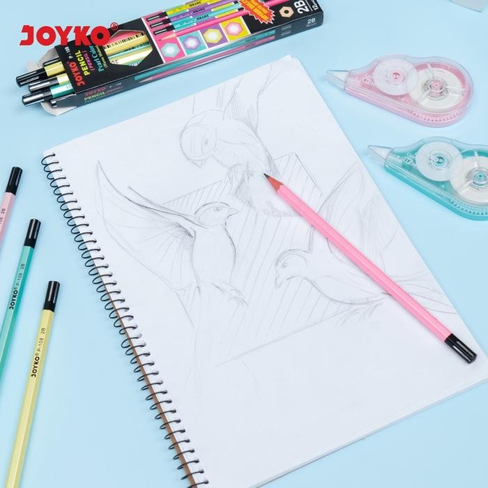 

ID PENCIL / PENSIL JOYKO P-108 / 2B / PEARL 1BUAH