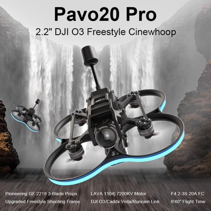 ( FreeOngkir ) BETAFPV Pavo20 Pro Drone Professinal 4K Wide-Angle HD FPV Foldable Drone Compatable