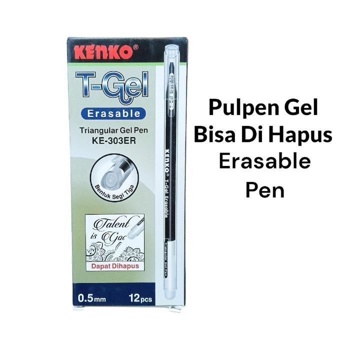 

ID KENKO T-GEL KE-303ER PEN HAPUS - 12 PCS, STATIONERY TINTA HITAM