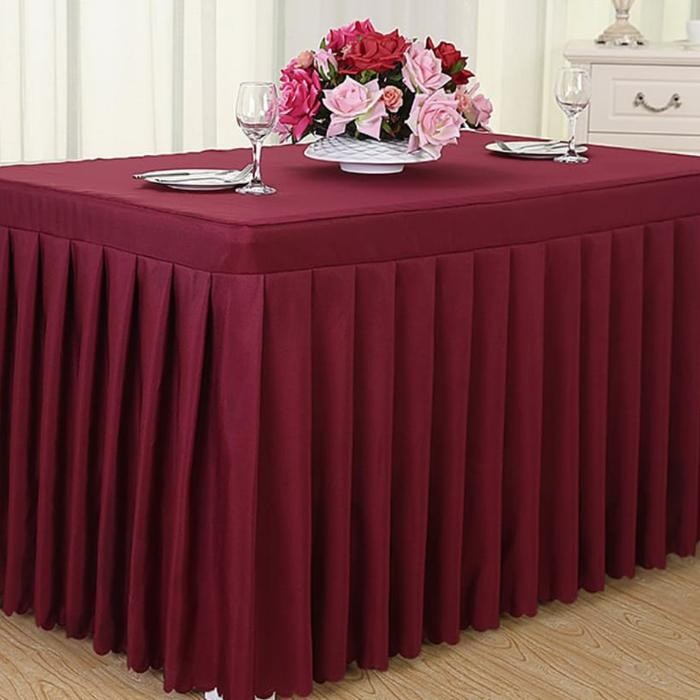 cover meja prasmanan 120x80x75