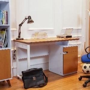 MEJA TULIS KAKI BESI MEJA SEKOLAH MEJA SECURITY MEJA GURU MT 130