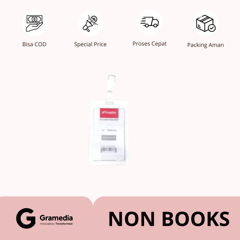 

Office-P Id Card Portrait Sqr+Clip White Op-6612C