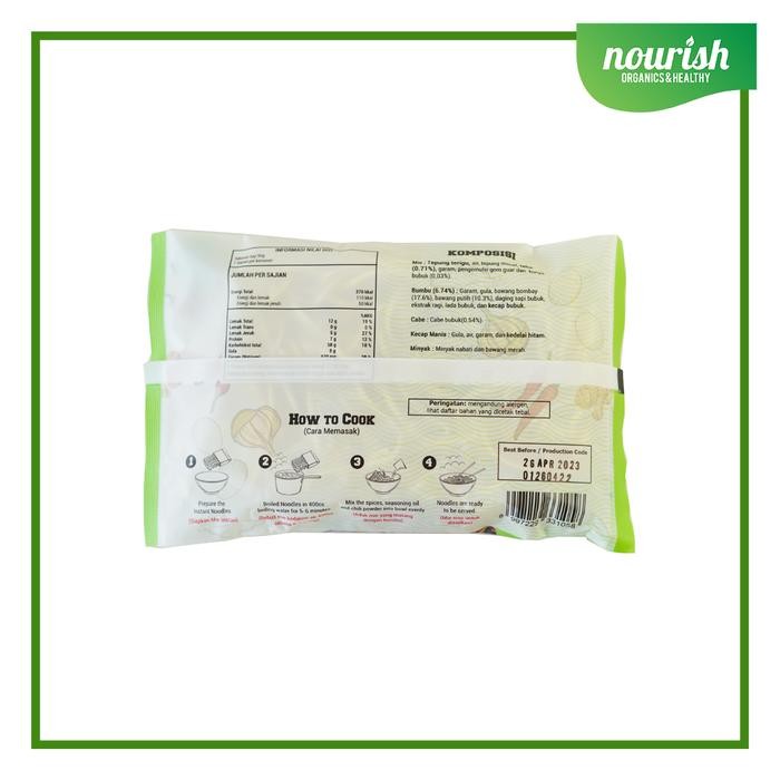 

ORGANIC CENTER, MIE GORENG ORIGINAL 90 GR (NO MSG)