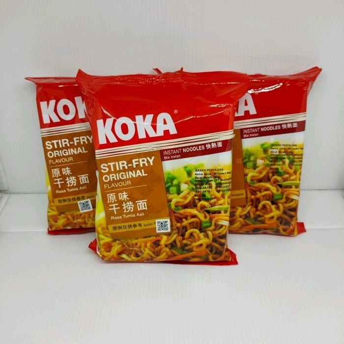 

KOKA STIR FRY ORIGINAL INSTANT NOODLE 85GR -RASA TUMIS ASLI MIE INSTAN