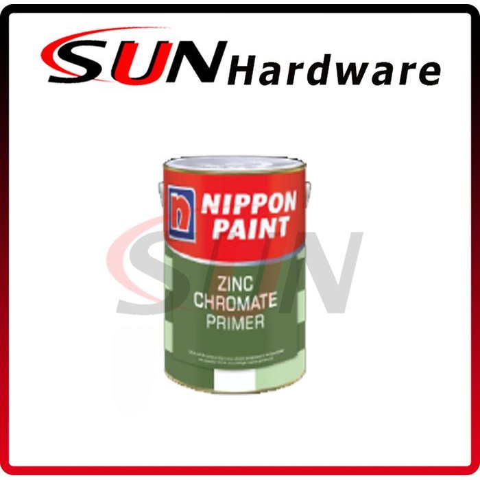 Senja_Craft Cat Besi Primer Zinchromate 1 Kg Nippon Paint Epoxy Dasar Anti Karat Korosi