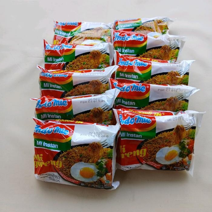 

10 PCS MIE INSTAN INDOMIE GORENG MAKANAN NOODLES FOOD