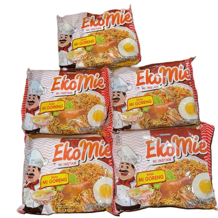 

5PCS MIE INSTAN EKOMIE GORENG (PAKET HEMAT DAPAT 5PCS) ECER 2000