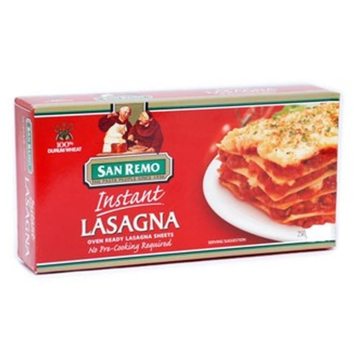 

SAN REMO PASTA INSTANT LASAGNA 250GR