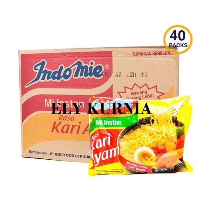 

INDOMIE RASA KARI AYAM MIE INSTAN [40 PACKS/72 GR]