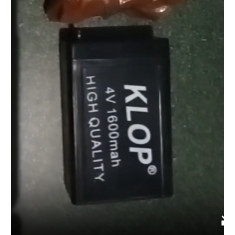 Baterai Raket Nyamuk Aki 4V Rechargeable Berkualitas Baterai Aki Battery Kipas Portable 1600 mAh