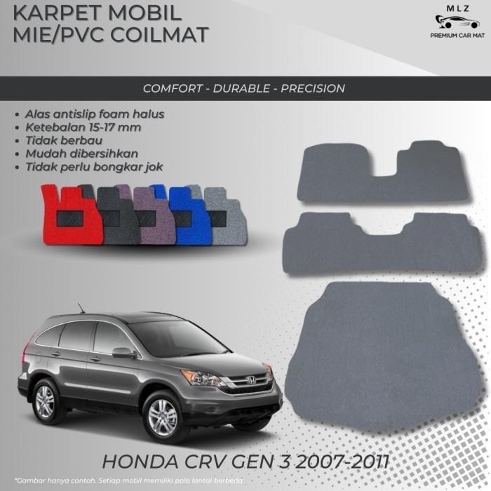 Karpet Mie Mobil Honda Crv Gen 3 Full Bagasi 1 Warna