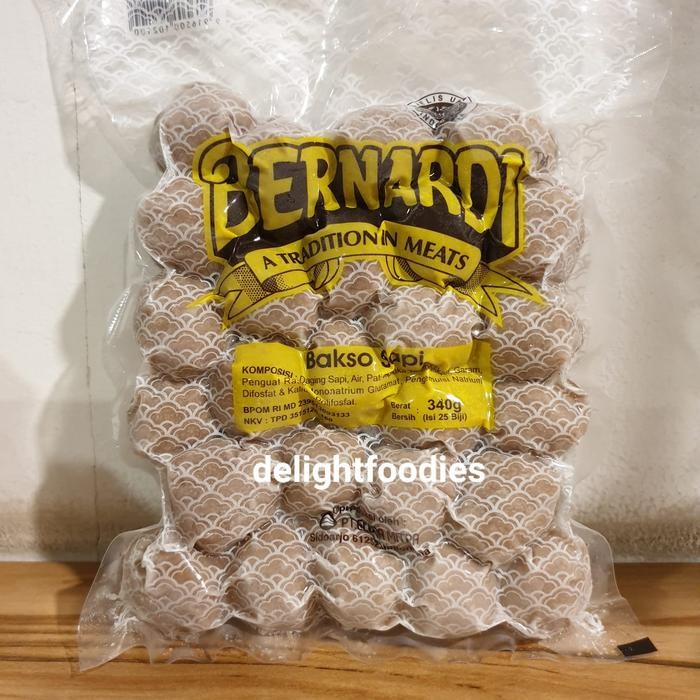 

BeliSkrg,KirimHariini- bakso sapi bernardi 50pcs kecil / bakso bernardi 25pcs besar