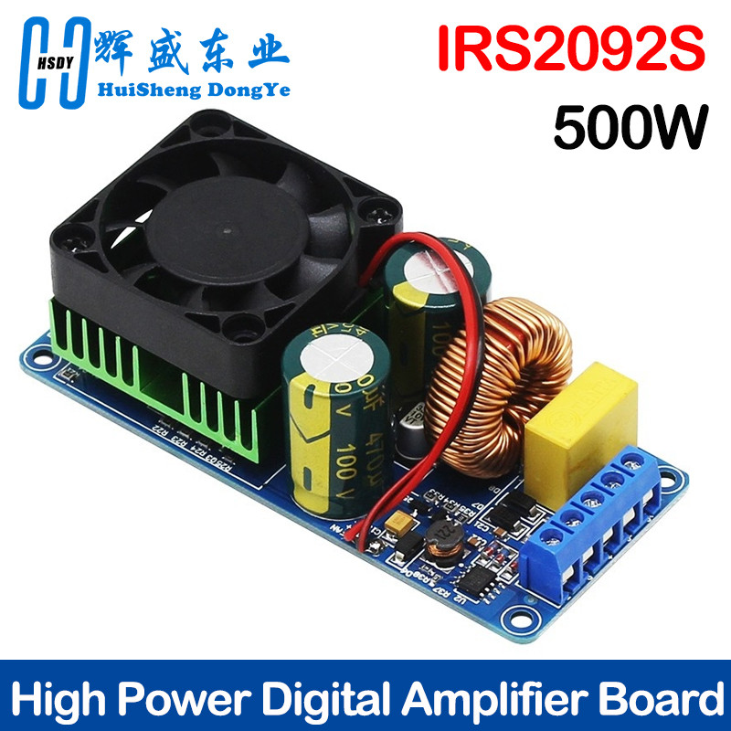 BEST IRS2092S High power 500W Class D HIFI digital power amplifier board finished mono/super LM3886 