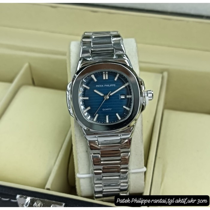 [New] Jam Tangan Wanita Patek Philip AAA+ Tangal Aktif Rantai Steinless *
