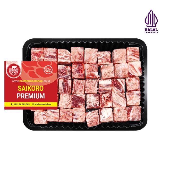 

BeliSkrg,KirimHariini- Beef Saikoro Meltique Premium 500gr - Brother Meatshop
