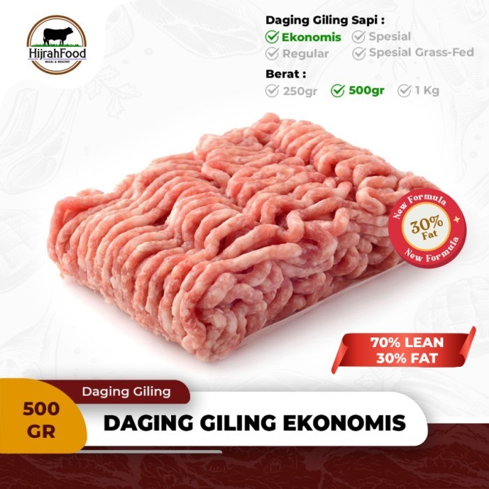 

BeliSkrg,KirimHariini- Daging Giling Sapi Minced Ground Beef - EKONOMIS - 500 gr