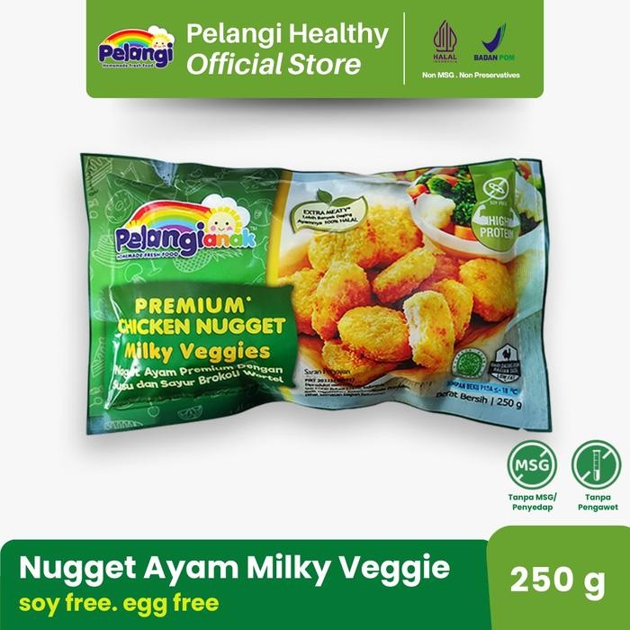 

BeliSkrg,KirimHariini- Nugget Ayam Susu Sayur Pelangi Nugget Halal Non MSG & Non Pengawet