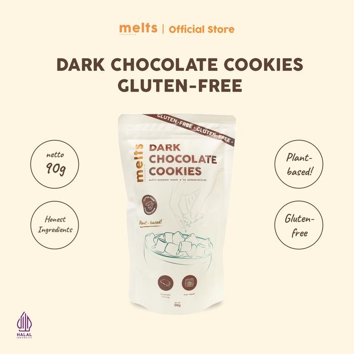 

BeliSkrg,KirimHariini- Melts Dark Chocolate Cookies Gluten Free Snack Kukis Sereal Cokelat