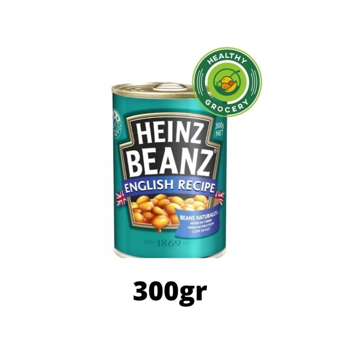 

PastikanDikirimLgsg- Heanz Baked Beanz English Recipe 300gr / Kacang Dalam Saus Tomat