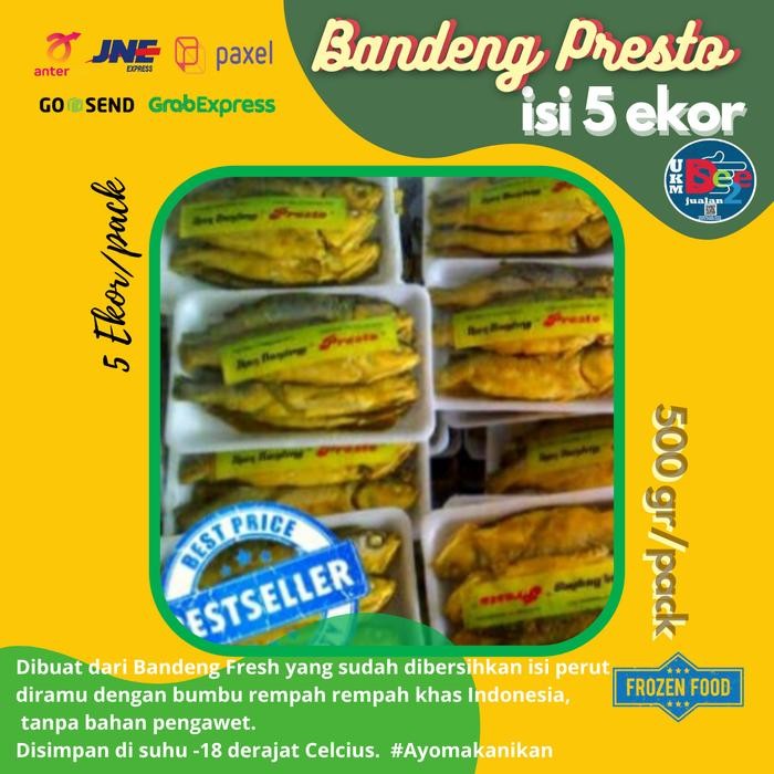 

PastikanDikirimLgsg- Bandeng Presto isi 5 ekor / pack Fresh Frozen (Khusus Area Jakarta)