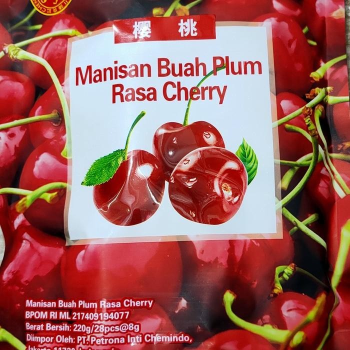 

PastikanDikirimLgsg- manisan buah plum rasa cherry 1bks isi 220gr