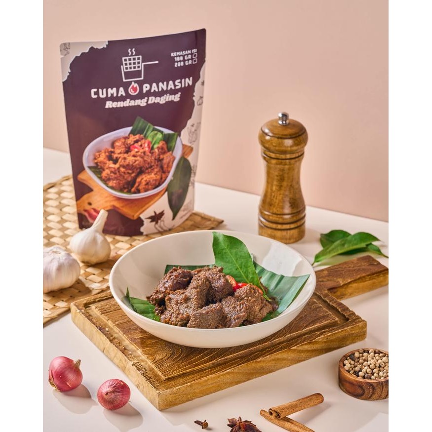 

PastikanDikirimLgsg- RENDANG SAPI - cuma panasin - frozen food - ready to eat - 100gr