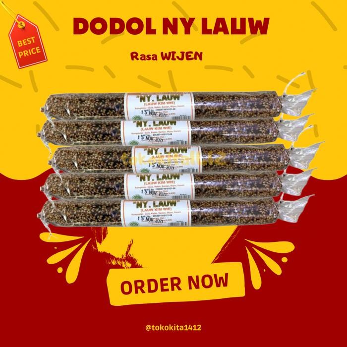 

PastikanDikirimLgsg- DODOL Wijen Ny Lauw Satuan Asli Khas Tangerang Betawi - Halal 250 gr