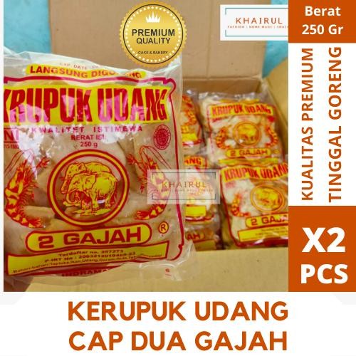

PastikanDikirimLgsg- Kerupuk Udang / Krupuk / Kerupuk Udang Cap Dua Gajah PAKET HEMAT 2 PCS