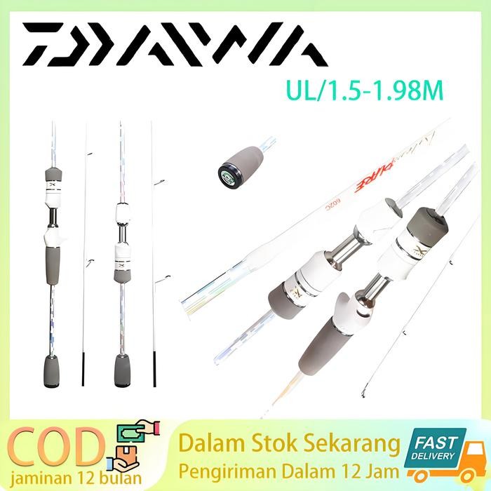 Joran Pancing Artemispure Ul Karbon Ujung Padat Joran Putar Ultraringan Joran Casting Joran Pancing