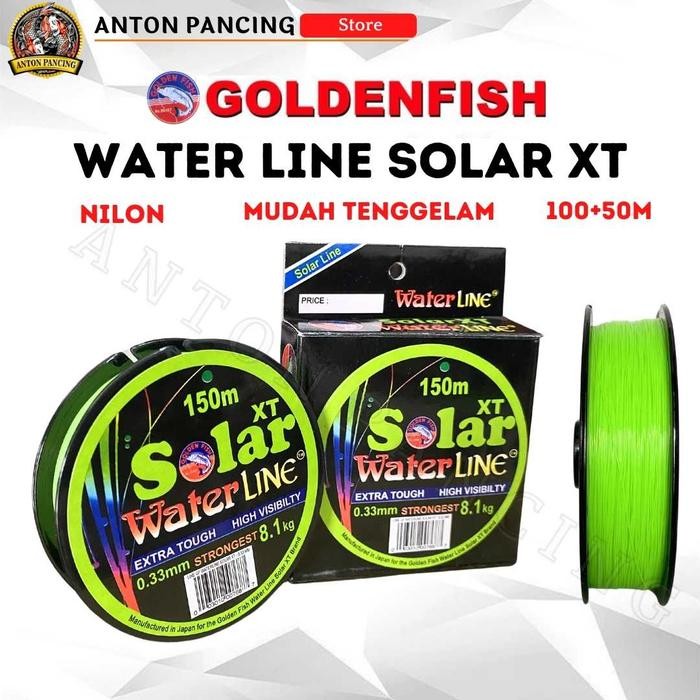 Senar Pancing Golden Fish Waterline Solar Xt 150M 0,25 0,28 0,30 0,33 0,36Mm Anti Kriting,Mudah