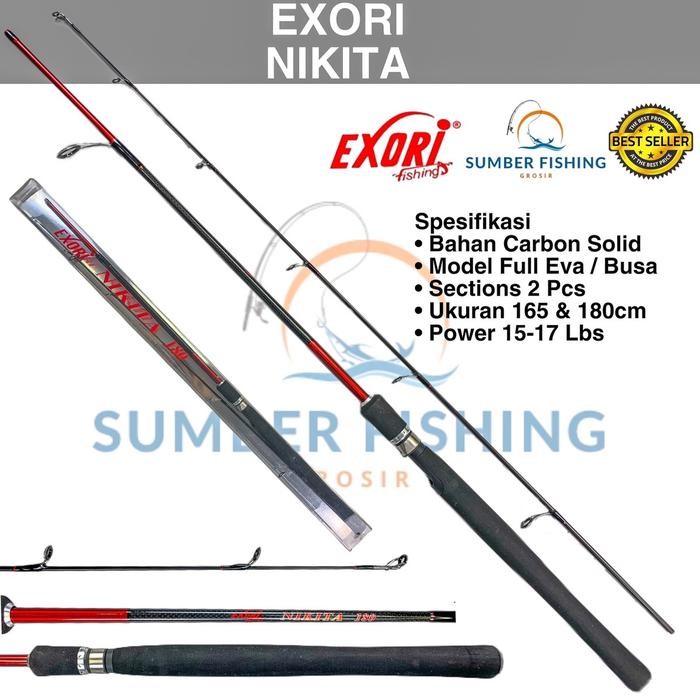 Joran Pancing Spinning Carbon Solid Exori Nikita & Narrowfish 165Cm & 180Cm