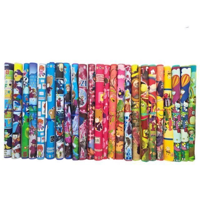 Dekorqt- Karpet Spon Plastik Karakter 160 X 200 / Tikar Lantai Random