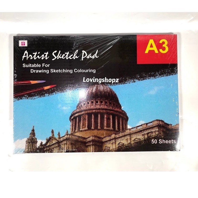 

Buku Gambar A3 50 lembar, Buku Sketsa A3 , Sketch Book A3