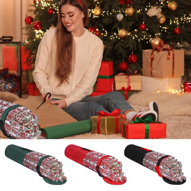 Storage For Wrapping Paper Clear Wrapping Paper Storage Bag Christmas Wrapping Paper Storage Wrappin