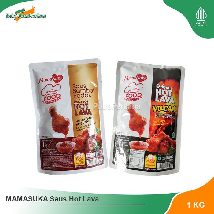 

New Saos Sambal Delisaos HOT LAVA MAMASUKA 1kg