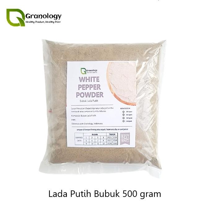 

New Lada Putih Bangka Bubuk / White Pepper Powder (500 gram) by Granology